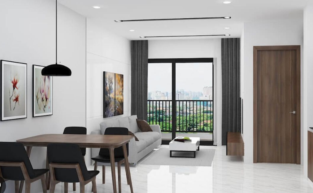 Chính chủ cho thuê gấp căn hộ 1 phòng ngủ Intracom Riverside, view hướng ra cầu, nội thấy đầy đủ